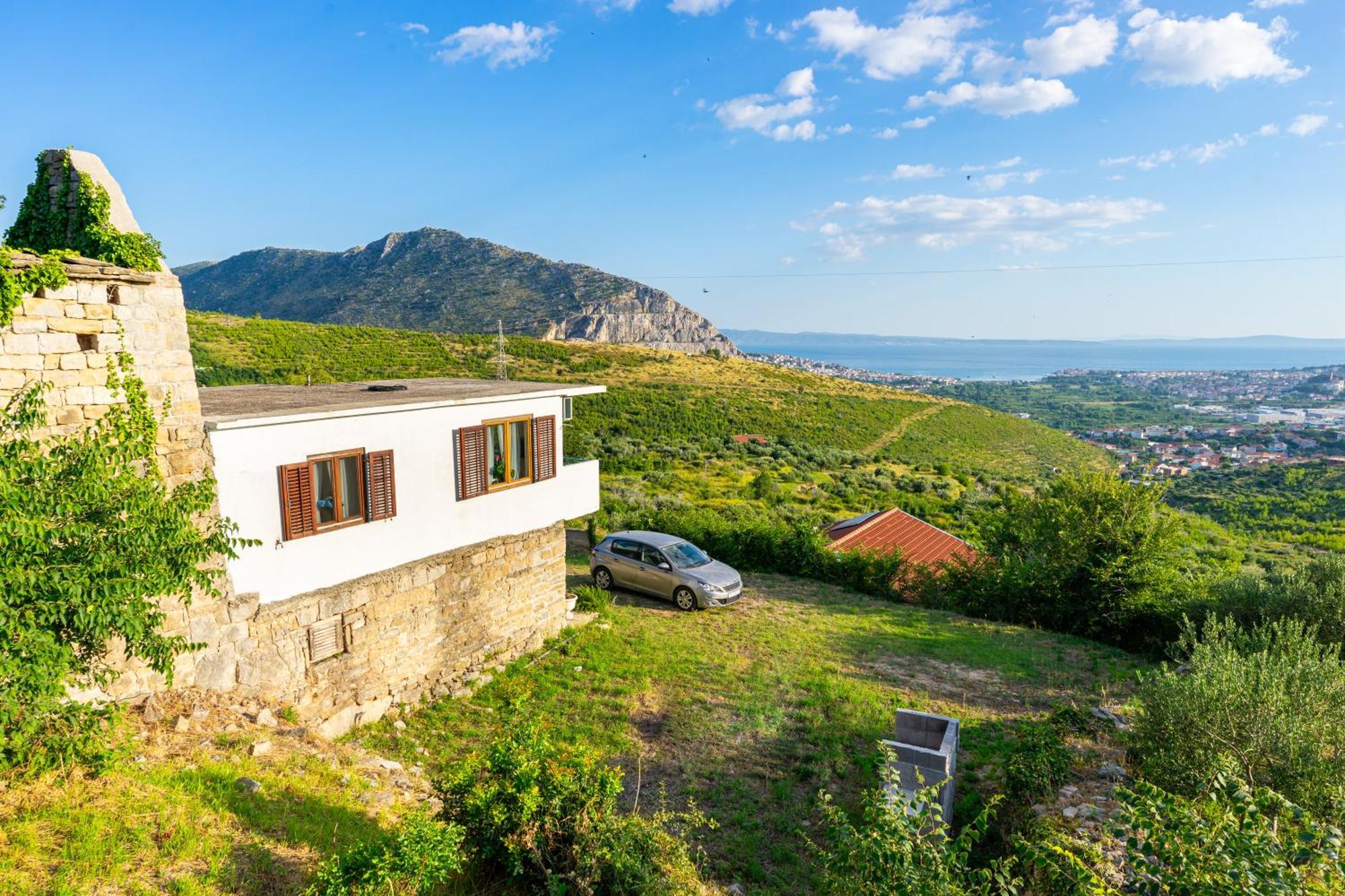Вілла Olive Garden House In Zrnovnica With A View & Bbq Екстер'єр фото