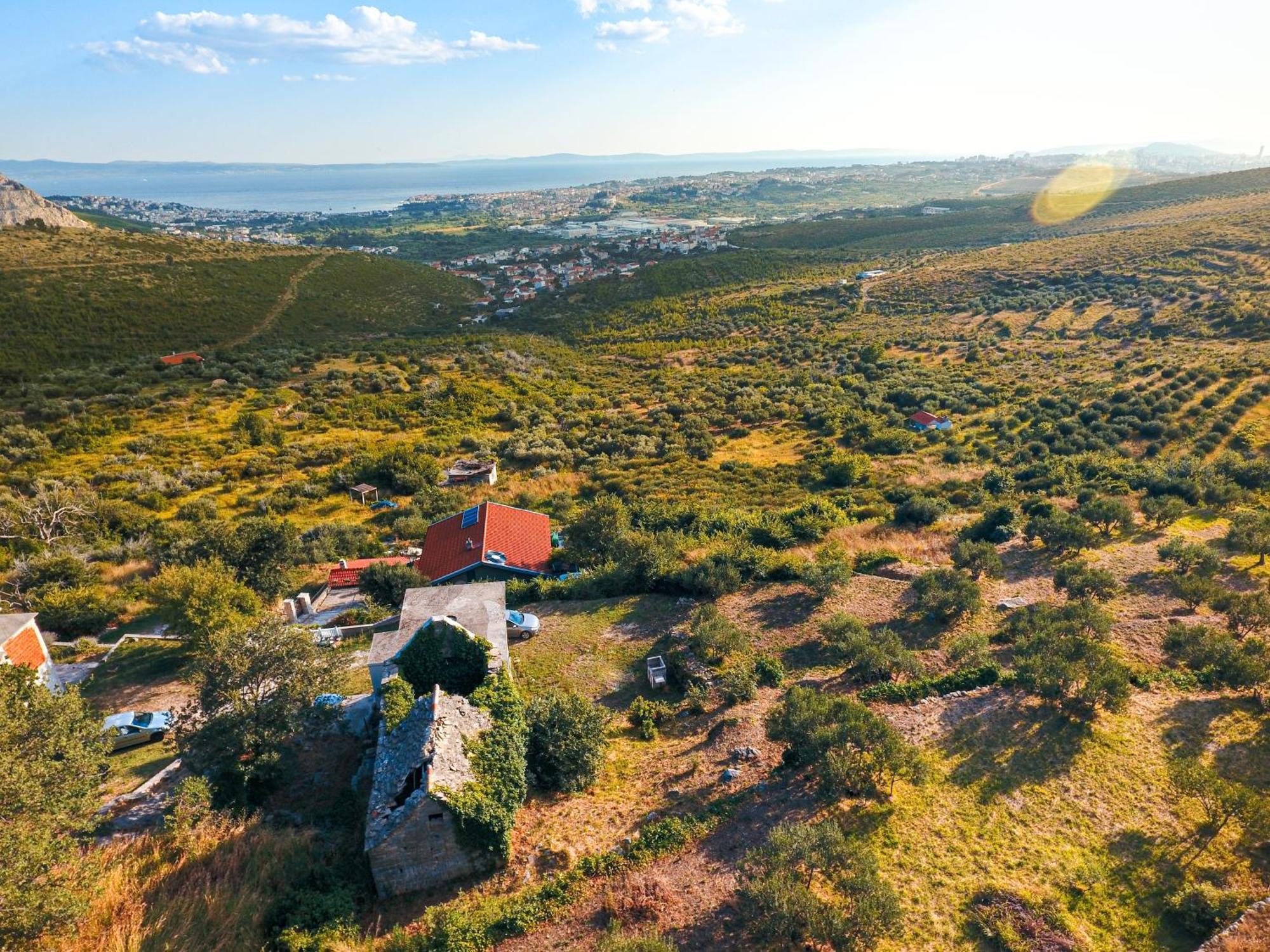 Вілла Olive Garden House In Zrnovnica With A View & Bbq Екстер'єр фото